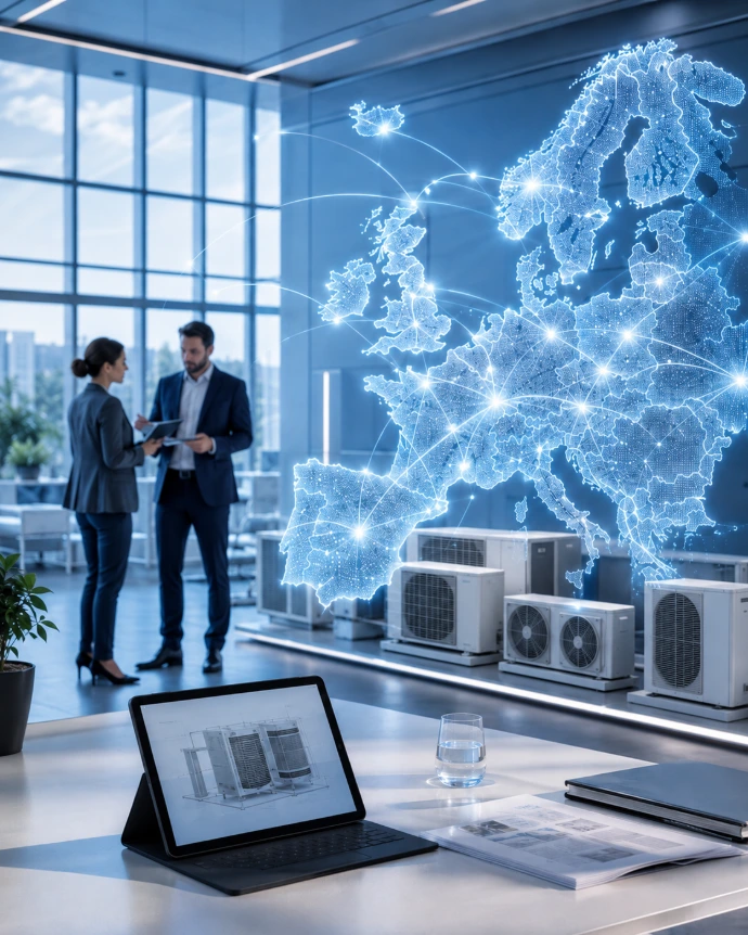 European HVAC supply network for B2B partners